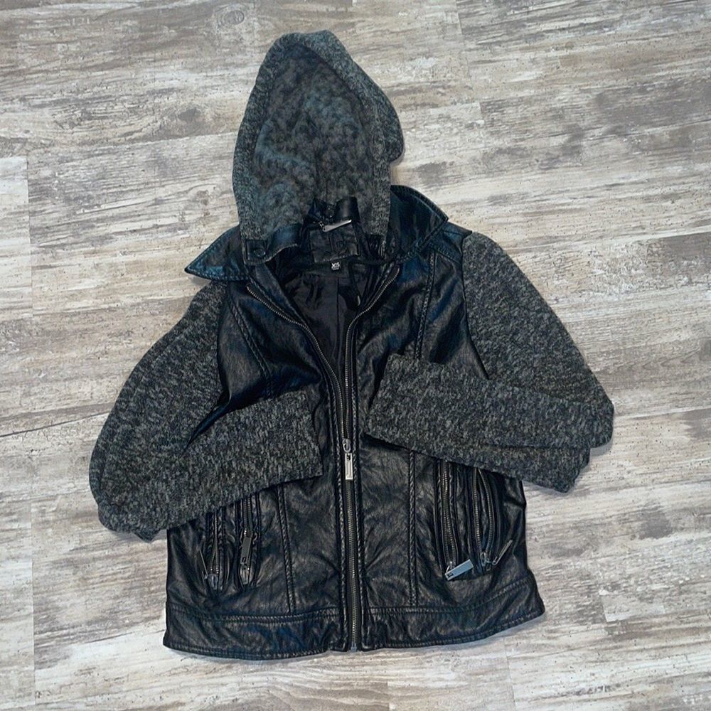 J2 faux leather jacket XS